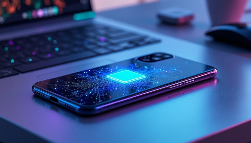 découvrez comment la puce npu améliore l'efficacité du traitement local de l'ia générative sur mobile, offrant des performances rapides et une meilleure autonomie.