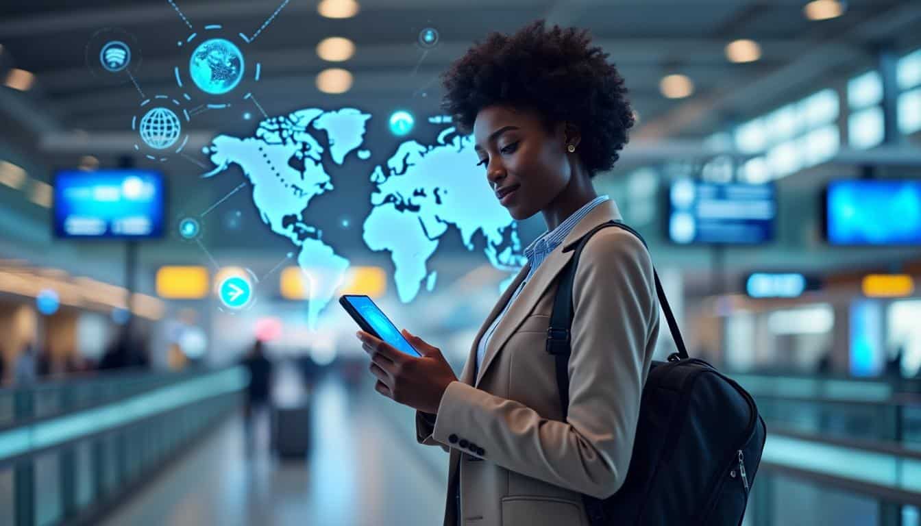 découvrez l'e-sim internationale qui élimine les frais d'itinérance, vous permettant de rester connecté partout dans le monde sans coûts supplémentaires lors de vos voyages.